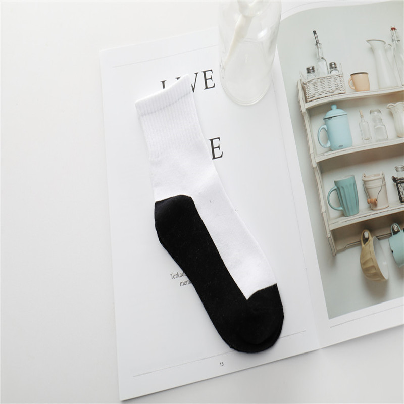 Children's white socks cotton children's socks white sports socks loose mouth socks manufacturers wholesale tube socks