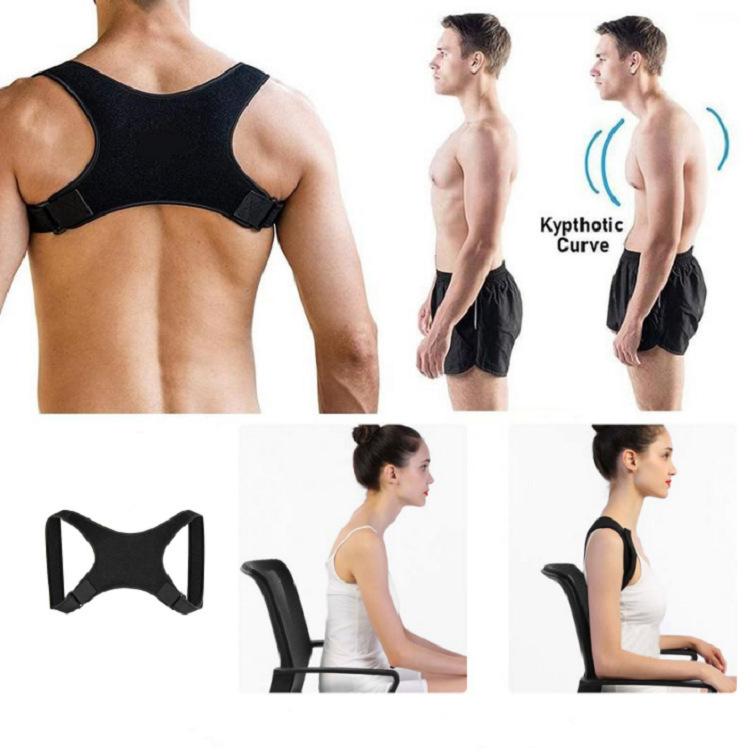 Adult orthosis fixed with hunchback orthosis with men's and women's back posture correction postpartum chest expansion Amazon wholesale