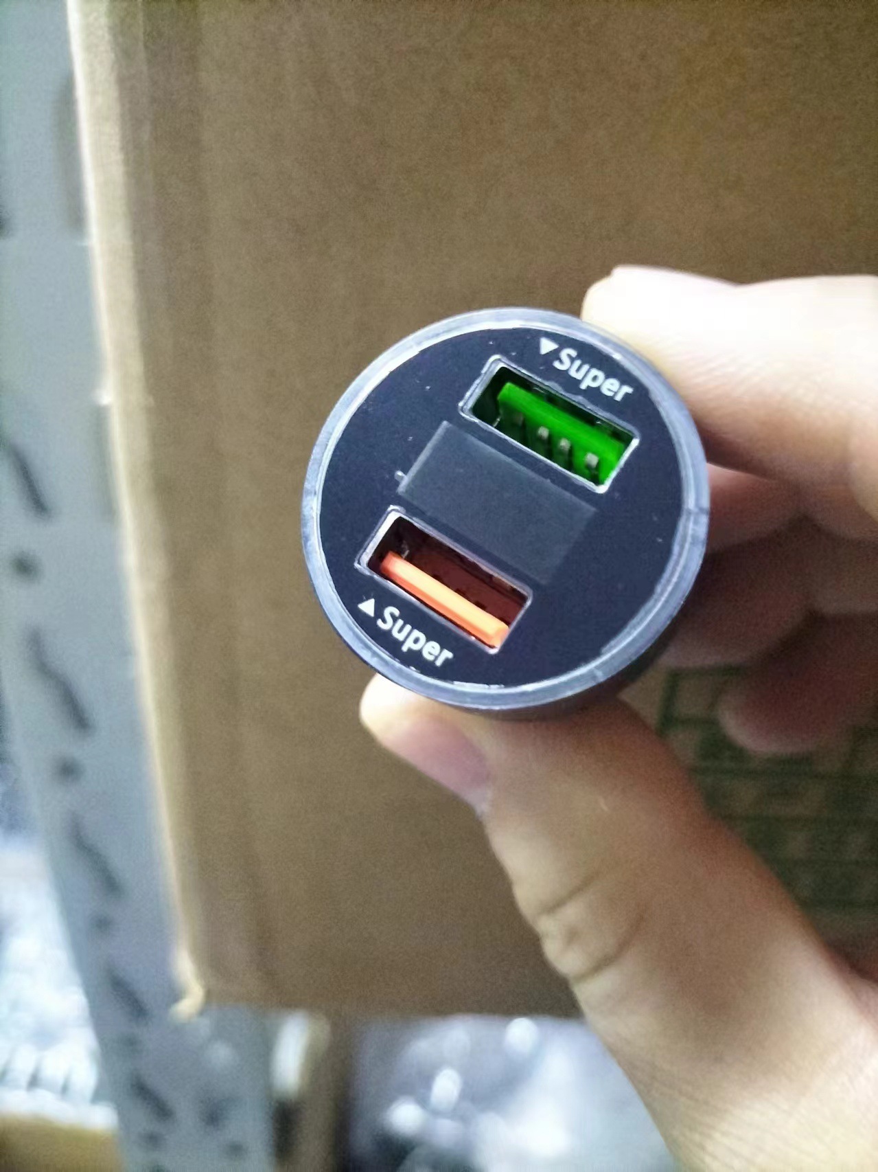 Digital display 66w 120w super fast charge black (OPP bag)