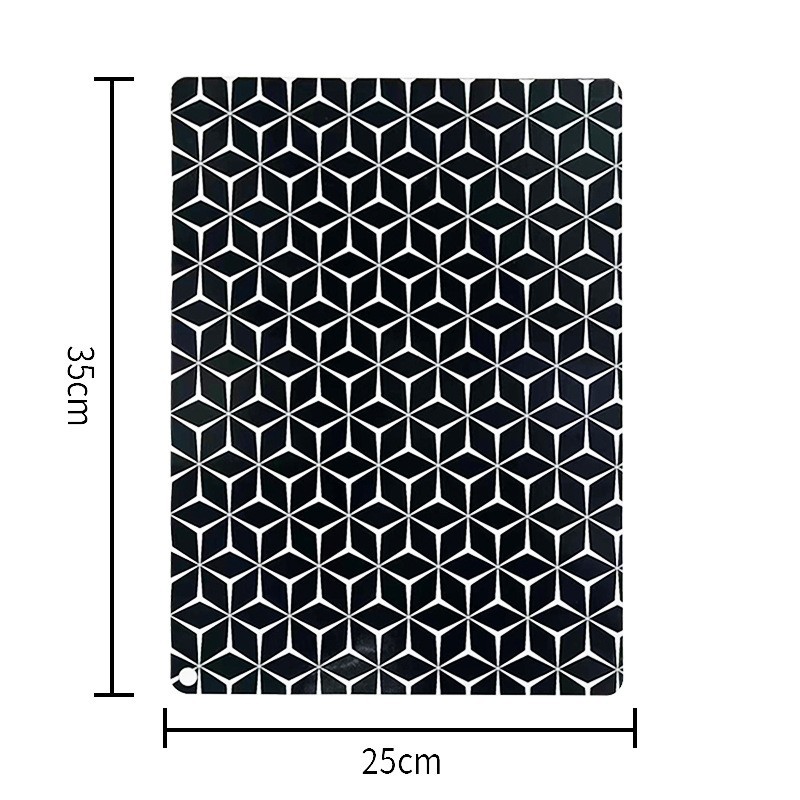 Factory Direct Supply Household Oil Block Mat Kitchen Heat Insulation Placemat Silicone Cleaning Mat Induction Cooker Protection Mat