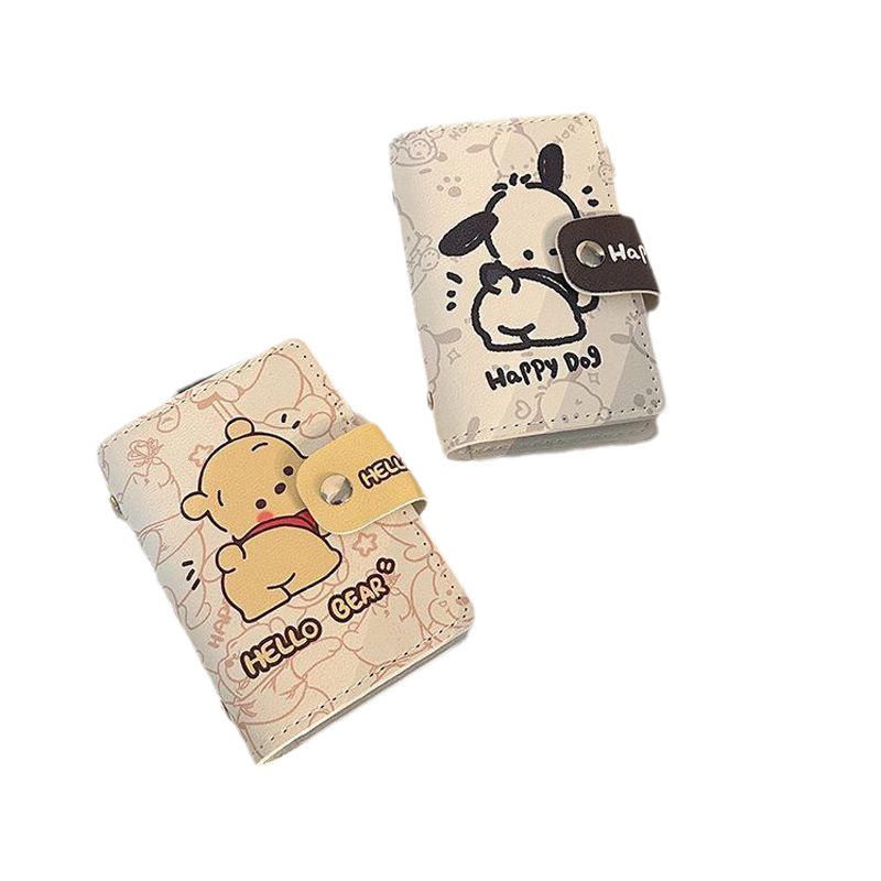 Pacha dog large capacity multi-card card holder mini cute all-in-one bag business card holder ID card driving license card holder for women