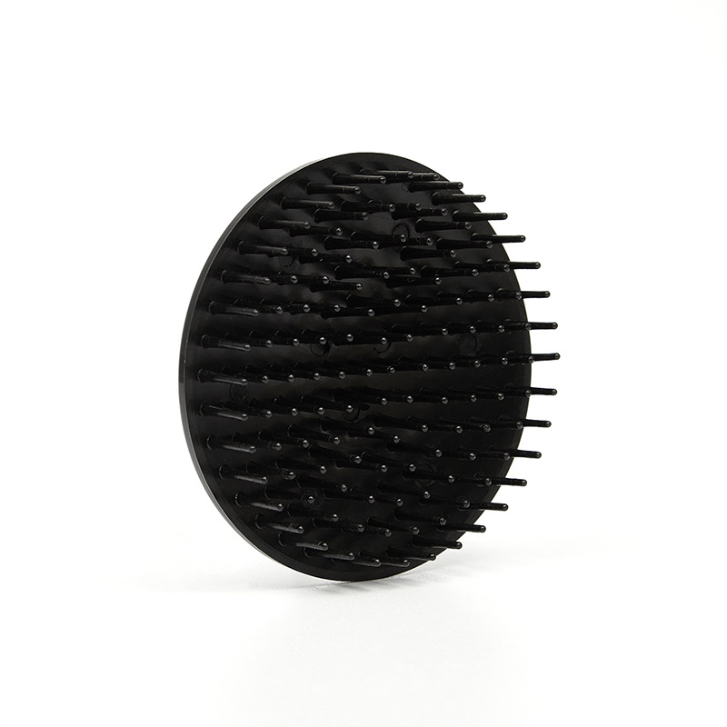 Plastic round shampoo brush multi-row soft tooth design power shampoo cleaning barber shop daily cleaning shampoo brush