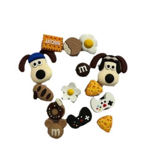 Handdog Hole Buckle Little Red Book Same Style Detachable Hole Shoes Accessories Decoration Diy Cartoon Accessories Shoe Flowers
