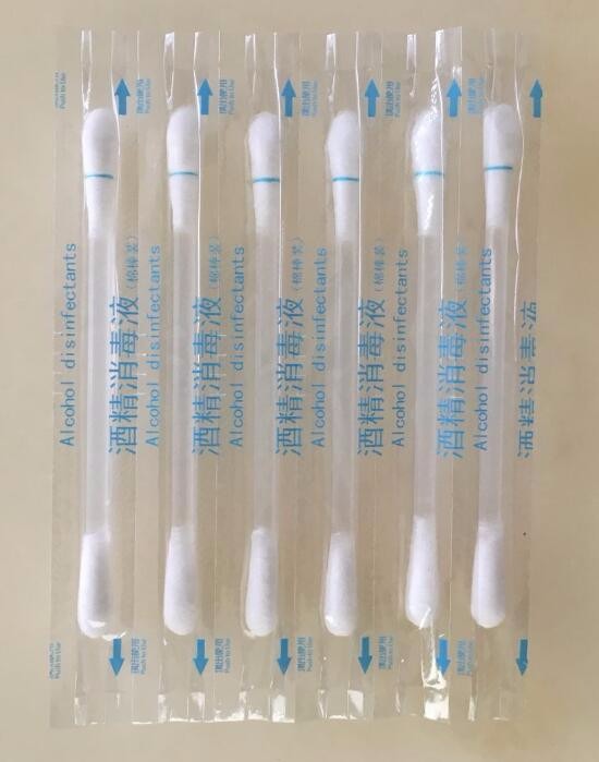 Disposable Iodophor Cotton Swab Convenient and Hygienic Breaking Cotton Stick Portable Wound Cleaning
