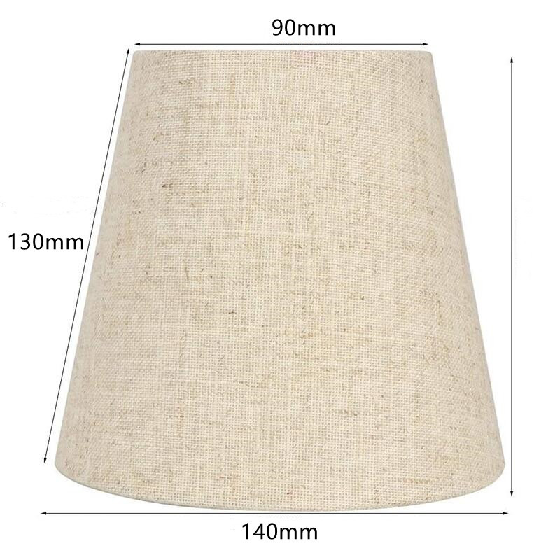 Manufacturers for the new linen shell lampshade chandelier wall lamp fabric lampshade cross-border 6 A Pack 2