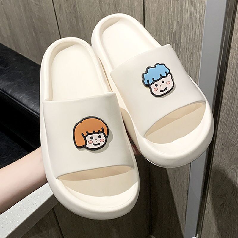New style thick-soled comfortable couple's versatile home dormitory outdoor photo home slippers wholesale