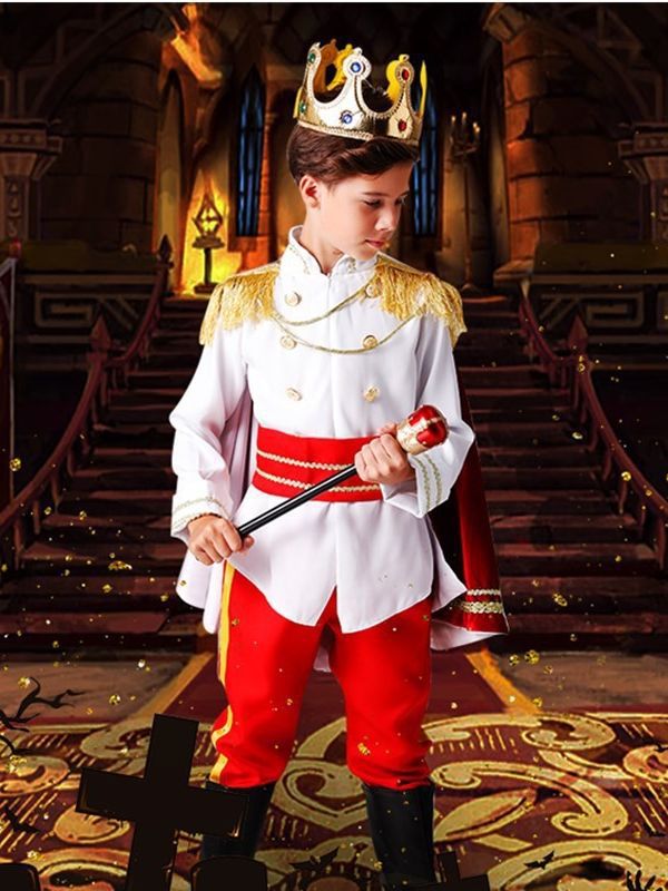 Halloween Kids King Prince Dress Boy cosplay Prince Show cosplay King Show Costume