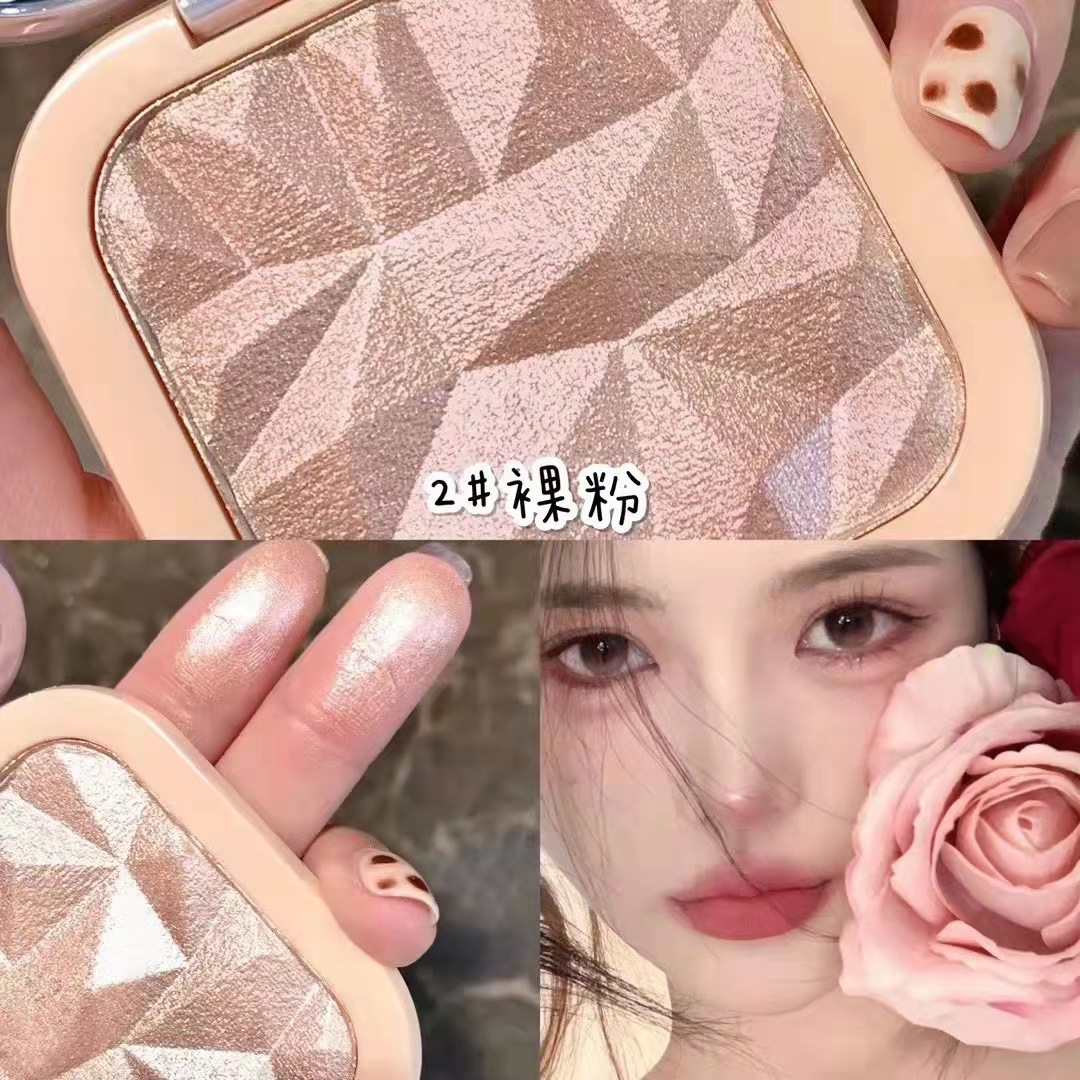 Winnie the Pooh High Gloss Powder Cake for Face-fixing Mashed Potato Natural Naked Makeup Glitter Brightening Ginger High Gloss