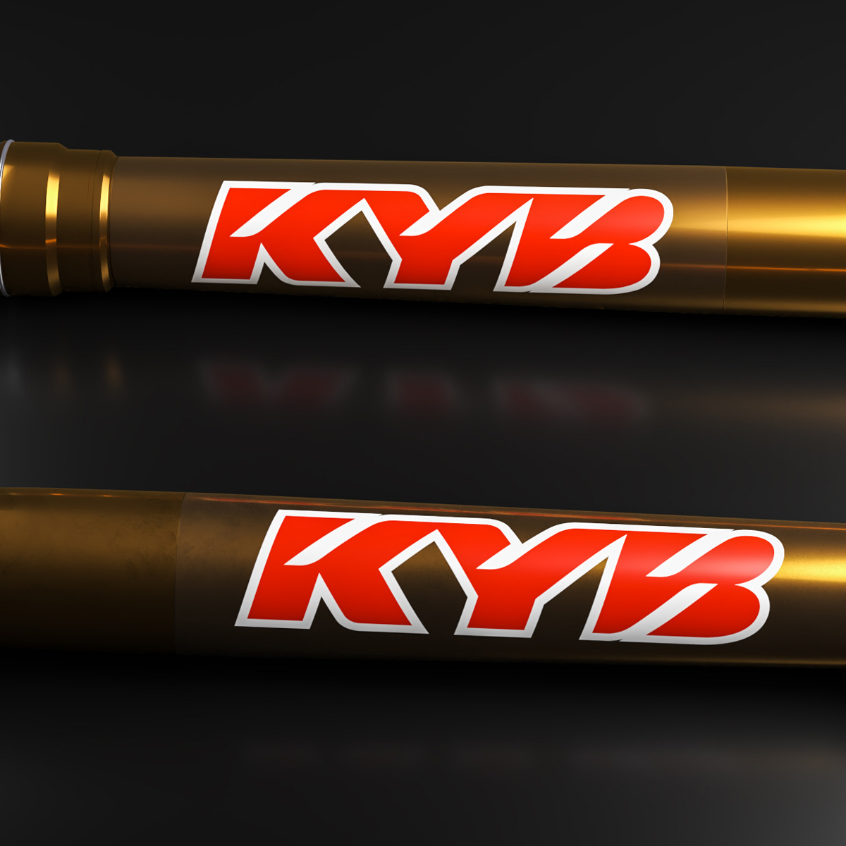 Foreign Trade Explosions Suitable for Motorcycle Locomotive KYB Shock Absorber Creative Decorative Sticker Modified Accessories Sticker Decal