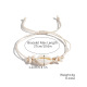 S2404-10 white starfish white shell weave