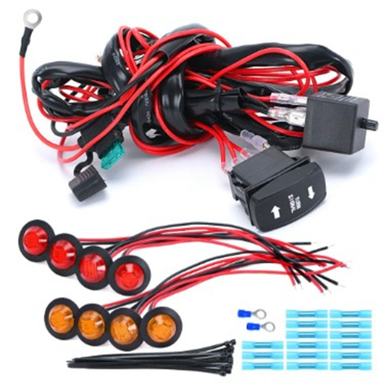 Cross-border hot sale universal ATV/UTV turn signal Kit Horn flash relay car modification kit