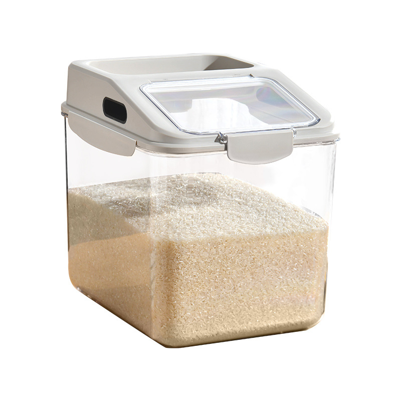 Rice Bucket Household Insect-proof and Moisture-proof Dense Packaging Rice Box Tank Flour Storage Tank Grain Rice Storage Box Rice Noodles Container