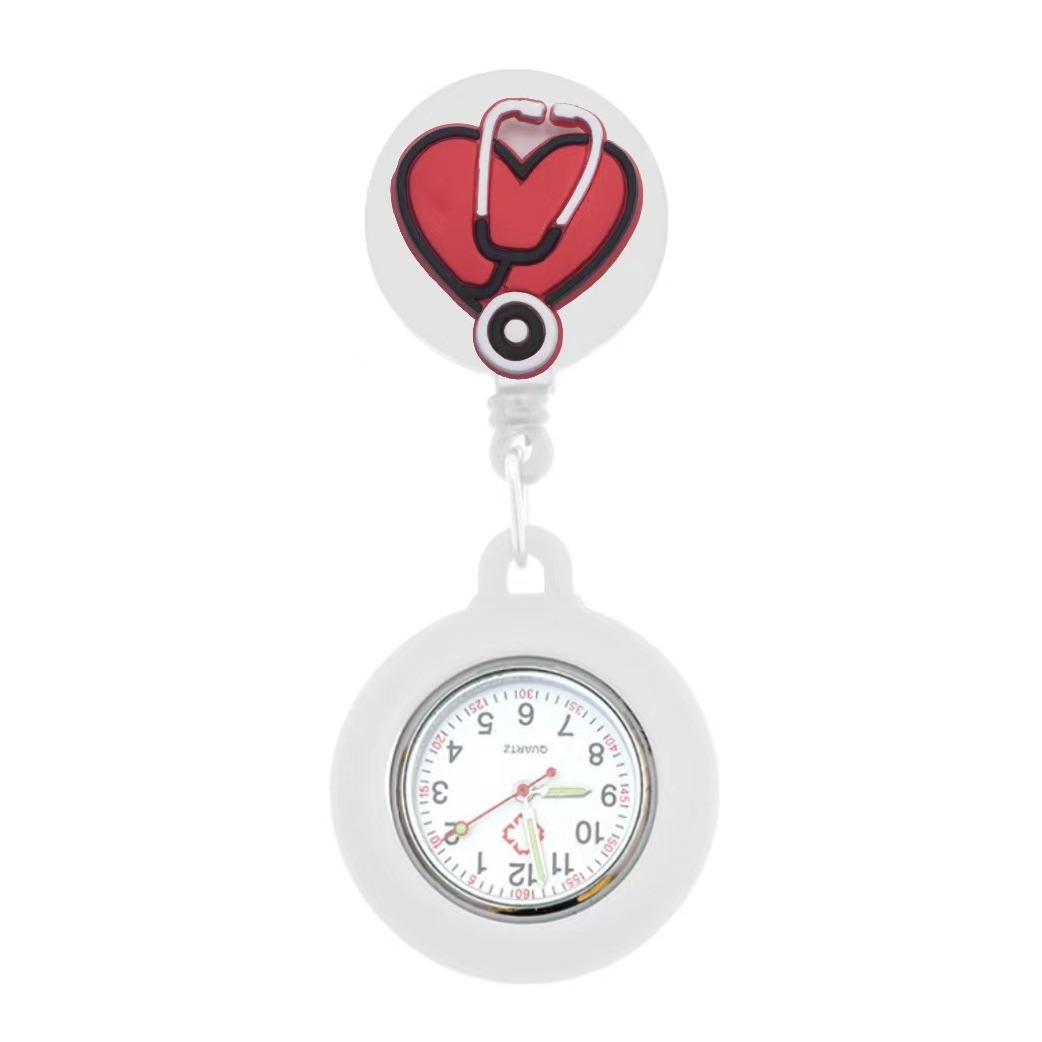 New adjustable nurse chest watch medical watch female student exam pocket watch luminous cute girl hanging watch
