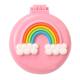 Cute Girl's Heart Air Bag Comb Massage Hair Comb Not Breathless Student Portable Folding Makeup Mirror Air Cushion Comb