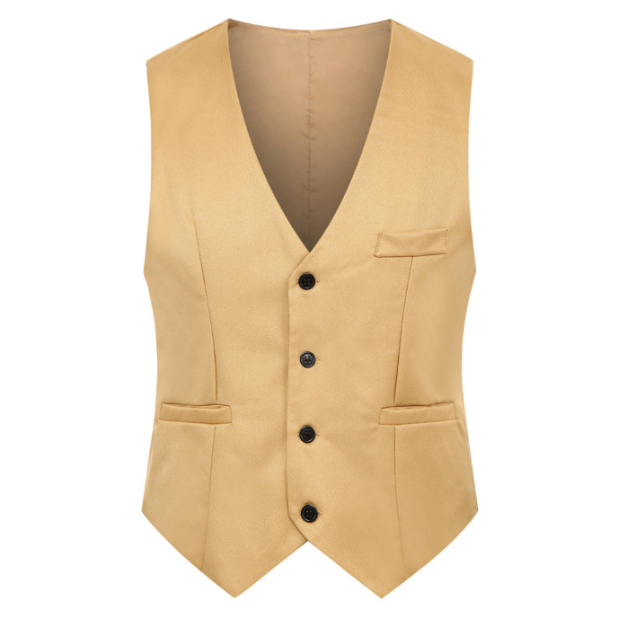 Cross-border foreign trade wholesale large-scale fashion new waistcoat slim casual waistcoat men's 3D map available for foreign trade