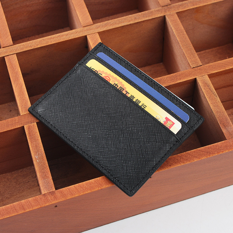 Card Holder Wholesale Leather Change Credit Card ID Card Holder pu Mini Thin Business Card Holder