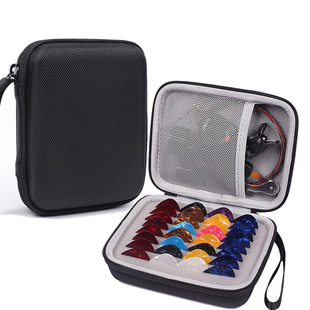 Wholesale guitar pick storage box guitar pick set EVA electric guitar pick box guitar pick bag