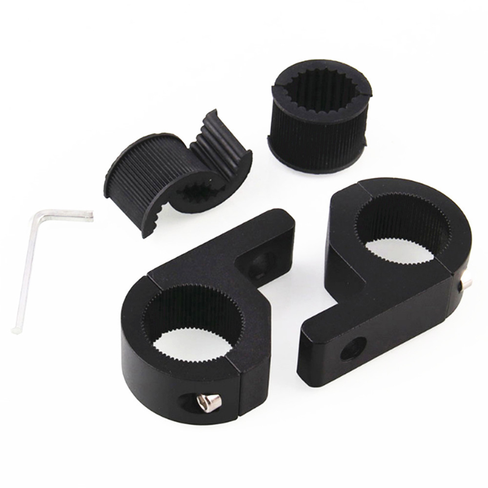 Motorcycle modified external spotlight bracket electric vehicle aluminum alloy extension bracket headlight holder clip lamp holder