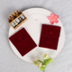 Wine red; 7*7CM