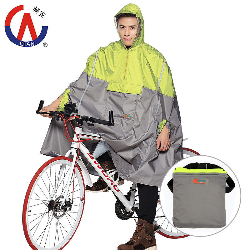 Riding Bicycle Raincoat Poncho Outdoor Multi-functional Hiking Riding Lightweight Backpack One-piece Poncho Raincoat