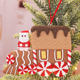 Cross-border new Christmas tree ornaments car a variety of manufacturers selling Christmas soft clay scene layout pendants