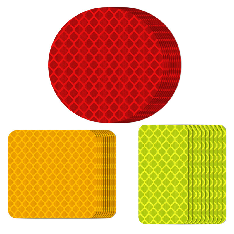 Car reflective sticker reflective strip anti-collision car sticker truck sticker warning sign sticker vehicle luminous night reflective
