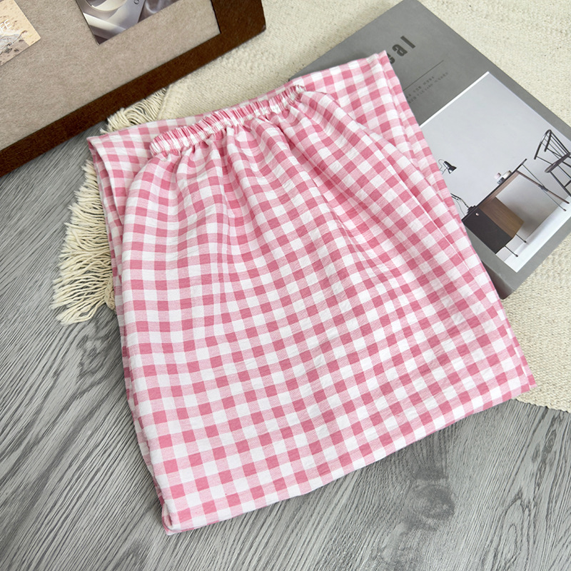 Korean Style Instagram Style Cotton Pajama Pants_voghion.com