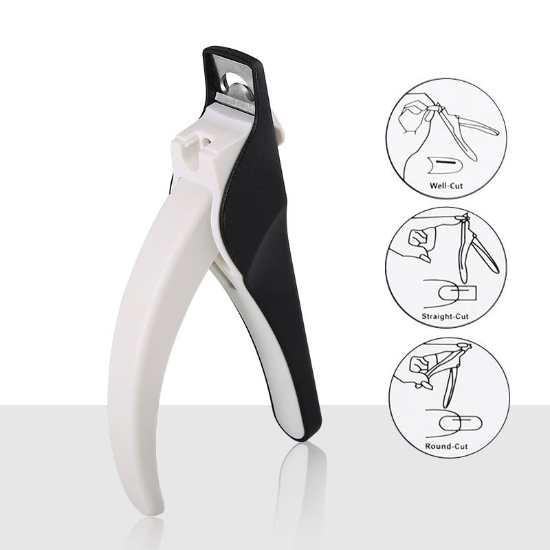 Stainless steel nail clippers nail clippers French U-shaped nail clippers extension nail clippers beauty tools