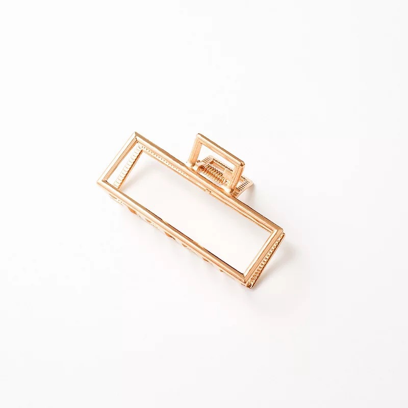 Metal Mesh Red Hairpin Hair Accessories Elegant Elegant Simple Hair Grab Back Head Clip Women's High Ponytail Clip Shark Clip_voghion.com