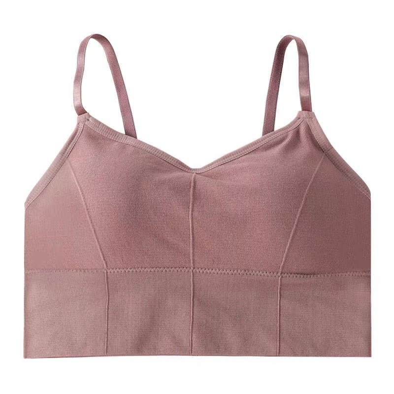 646 Same Style Kaka Large U-shaped Back Wrapped Breast Tube Top Women's Vest Seamless Backless Bra Sports Base Underwear for Women