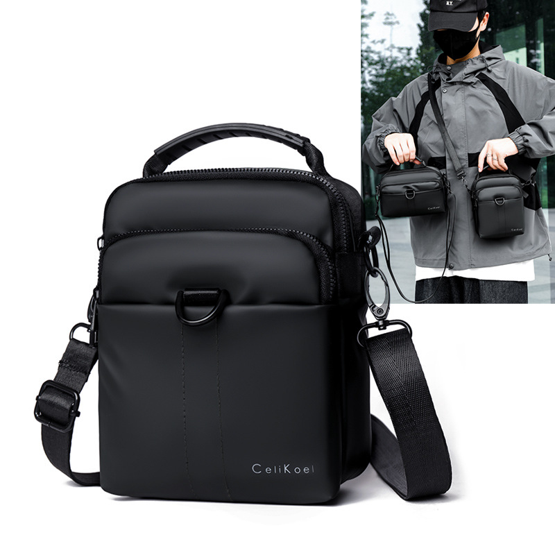 2024 New Arrival Lightweight Men's Shoulder All-match Waterproof Crossbody Bag Large Capacity Bag Casual Business Handbag
