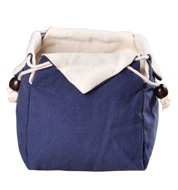 Cotton and linen cotton storage bag built teacup teacup teapot fast cup cloth bag portable travel cloth bag tea cup