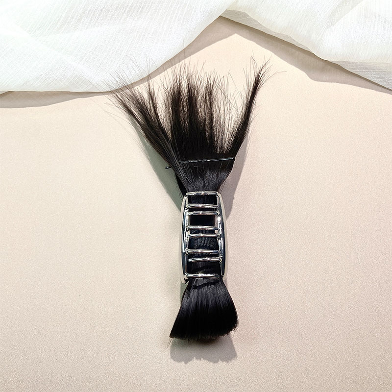 Vistas spalvu atspoles galvas loks Parūka, satvērēja saspraude Hot Girl Chicken Coop matu sprādze Sieviešu galvas aizmugures spalvu haizivis_voghion.com