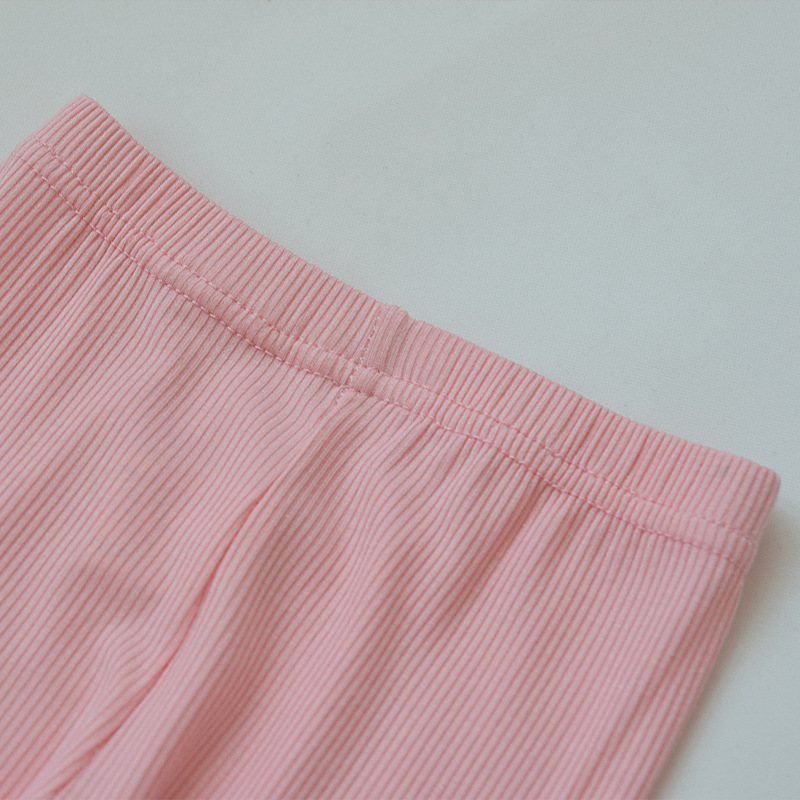 Girls' Seven-point Leggings Outer Wear Summer Thin Pants 2021 Summer Baby Little Girl Children Safety Shorts