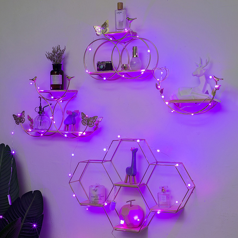 Living Room Bedroom Room Arrangement Restaurant Decorations Storage Rack Nordic Style ins Hydroponic Simple Wall Hanging Decoration