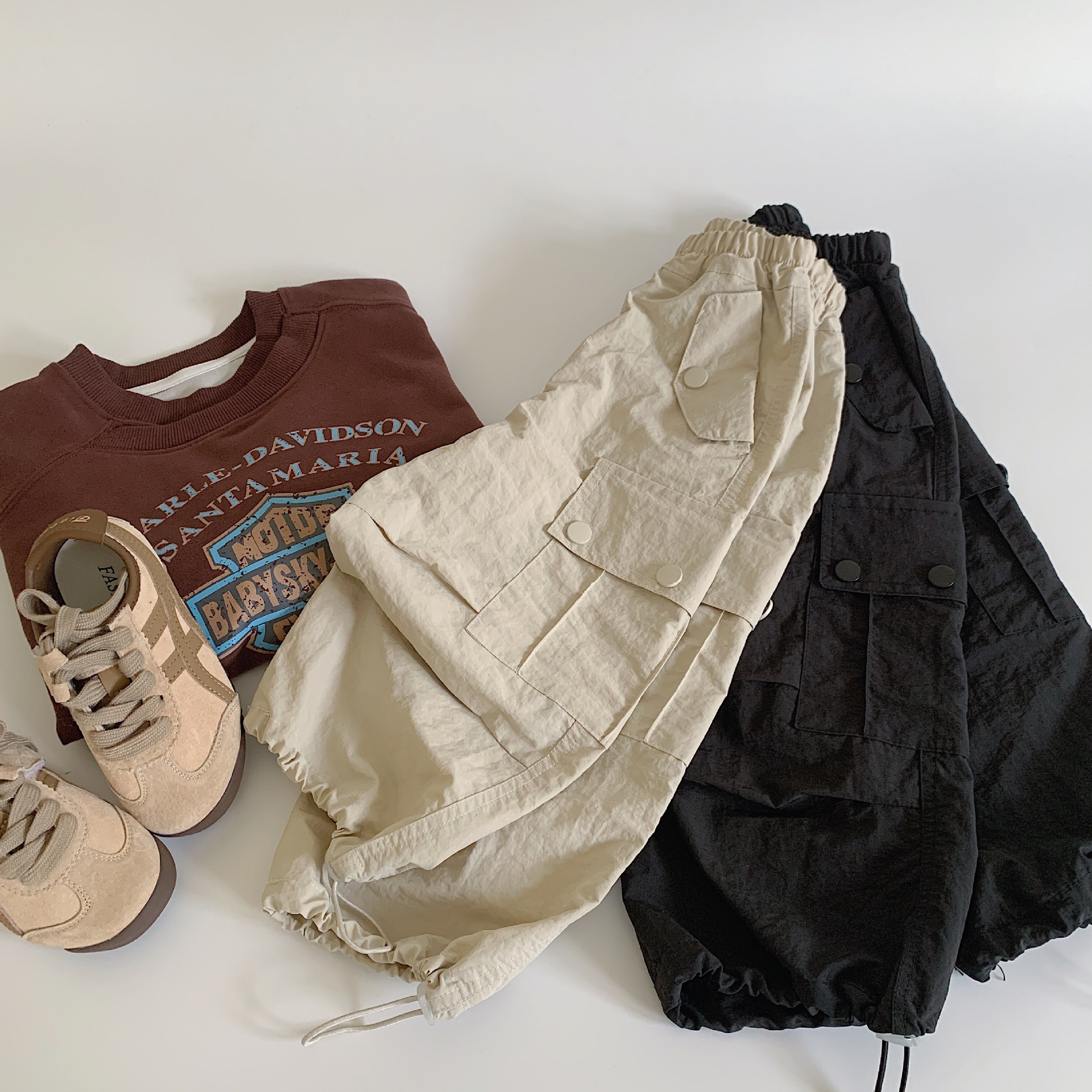 Maibao Children's CArticle Pants 2024 Autumn Casual Pants New Children's Wear Loose All-match Pants Korean Style Boys' Trousers