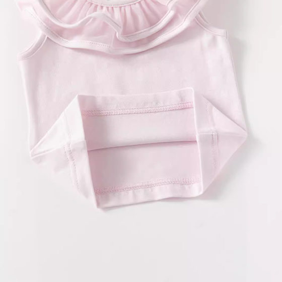 Baby Clothes Summer suit Newborn Split Clothes Baby Girl's Top Skirt Princess Full Moon Knitted Ha-ha Clothes