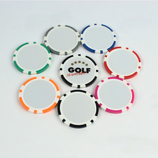 Free design logo Golf Mark marker chip coin ball coin sticker ball logo business gift