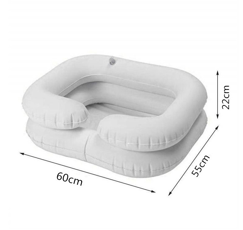 PVC inflatable shampoo basin bed care products for the elderly pregnant women care basin beauty salon shampoo products