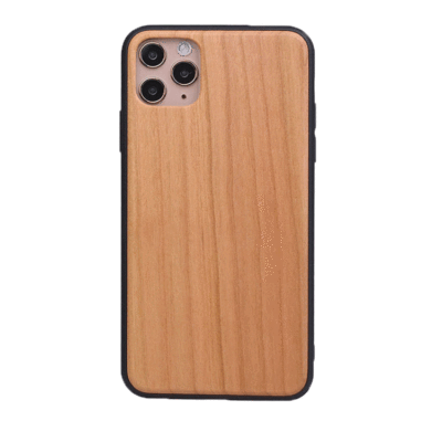 Applicable iphone15 wooden phone case 15pro walnut 15promaxTPU all-inclusive solid wood phone case