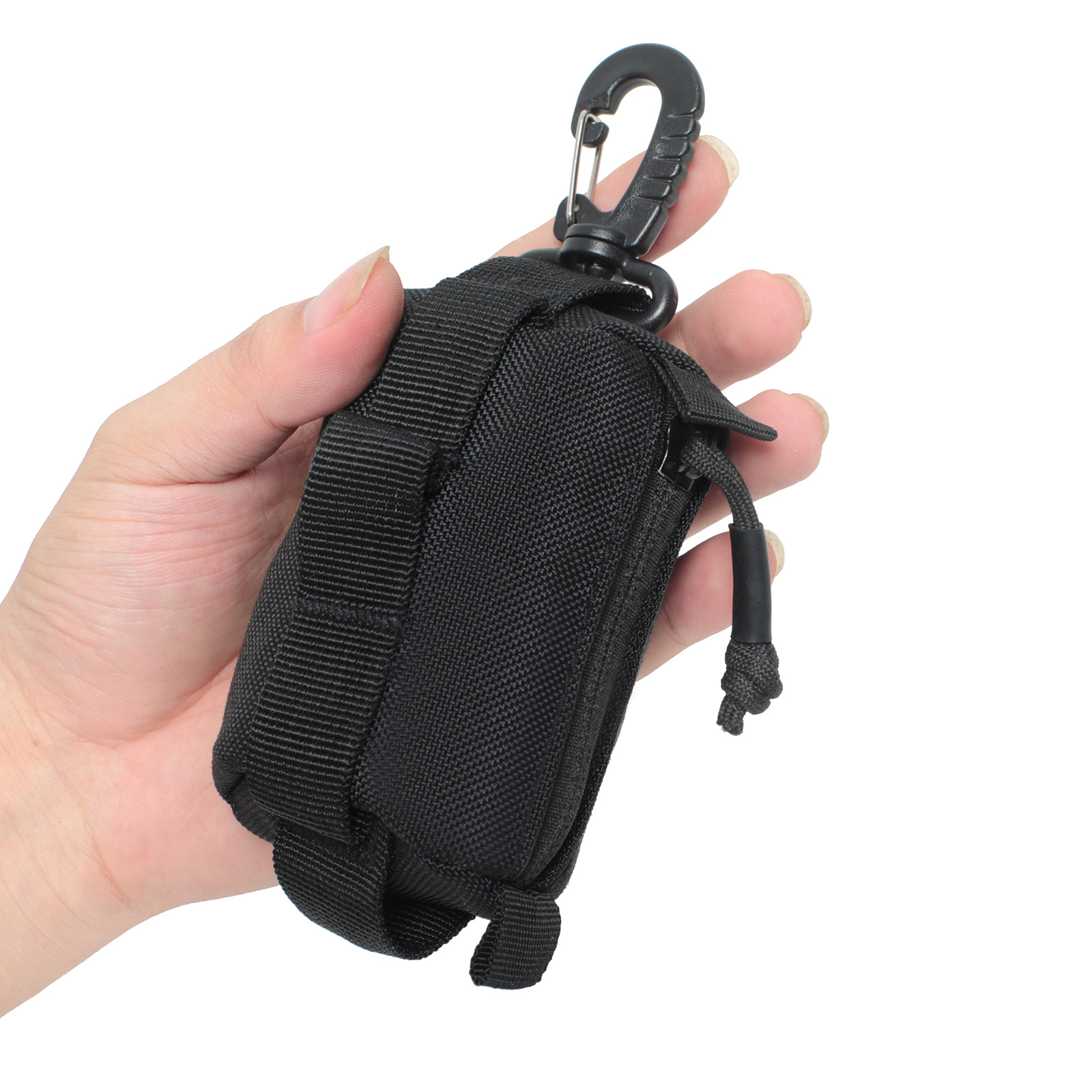 Waist small hanging bag durable coin purse key bag hanging buckle car key small bag outdoor mountaineering carry-on bag