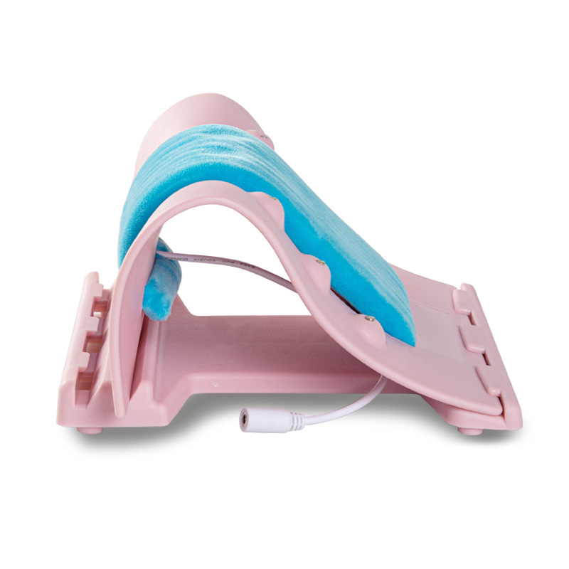 Heating cervical spine corrector suitable for neck massage finger pressure Hot compress multifunctional cervical pillow USB neck protector