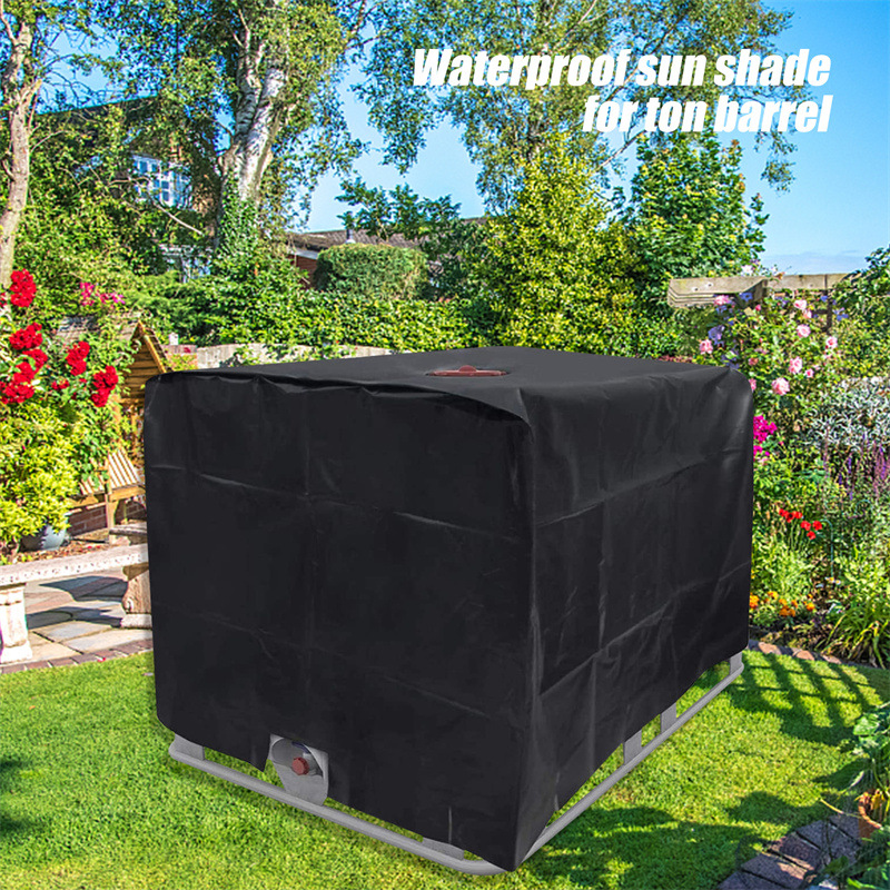1000L bucket cover dust cover IBC water tank ton bucket cover protective cover water tank cover 210D Oxford cloth sunscreen