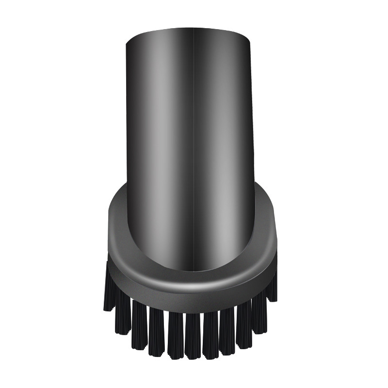 Household vacuum cleaner accessories two-in-one suction head flat suction round brush T-type sofa suction nozzle four-piece set inner diameter 35mm