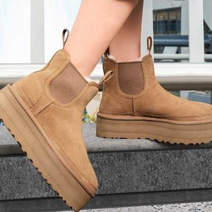 Foreign trade new plus size thick-soled snow boots classic fashion fleece-lined snow boots cotton shoes cross-border