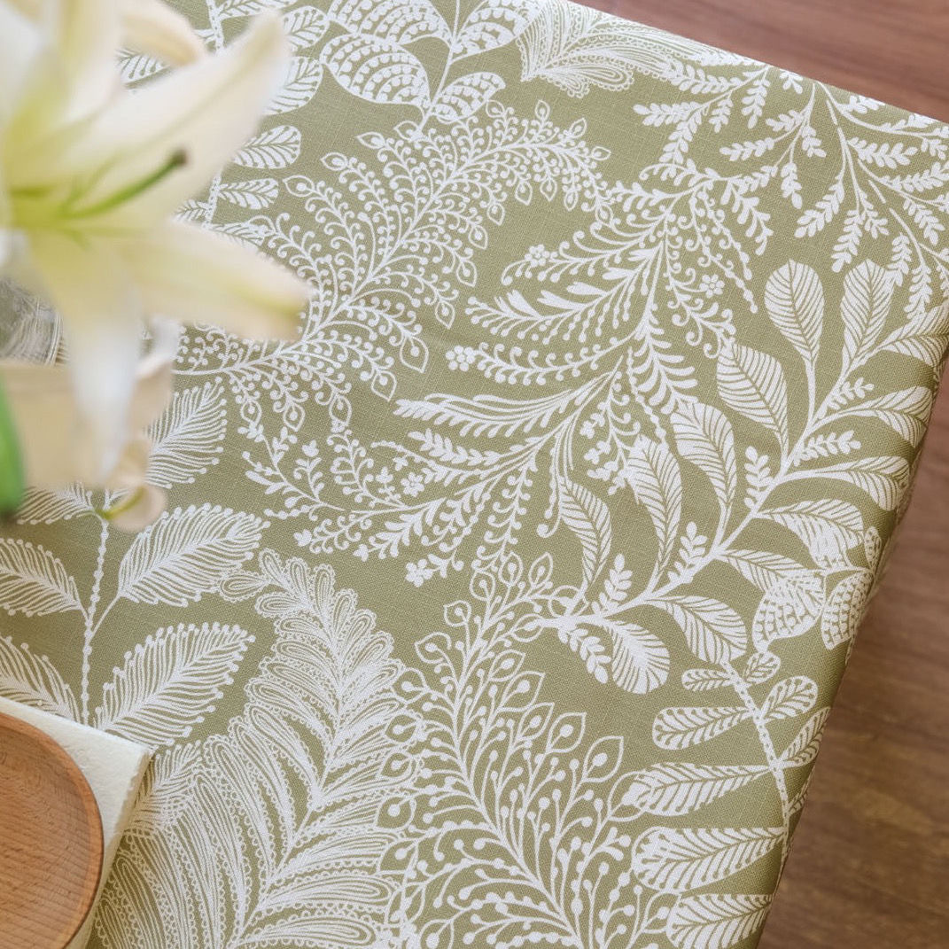 Wholesale tablecloth spring green plant tablecloth printing plant vintage ins shooting background cloth decorative coffee table