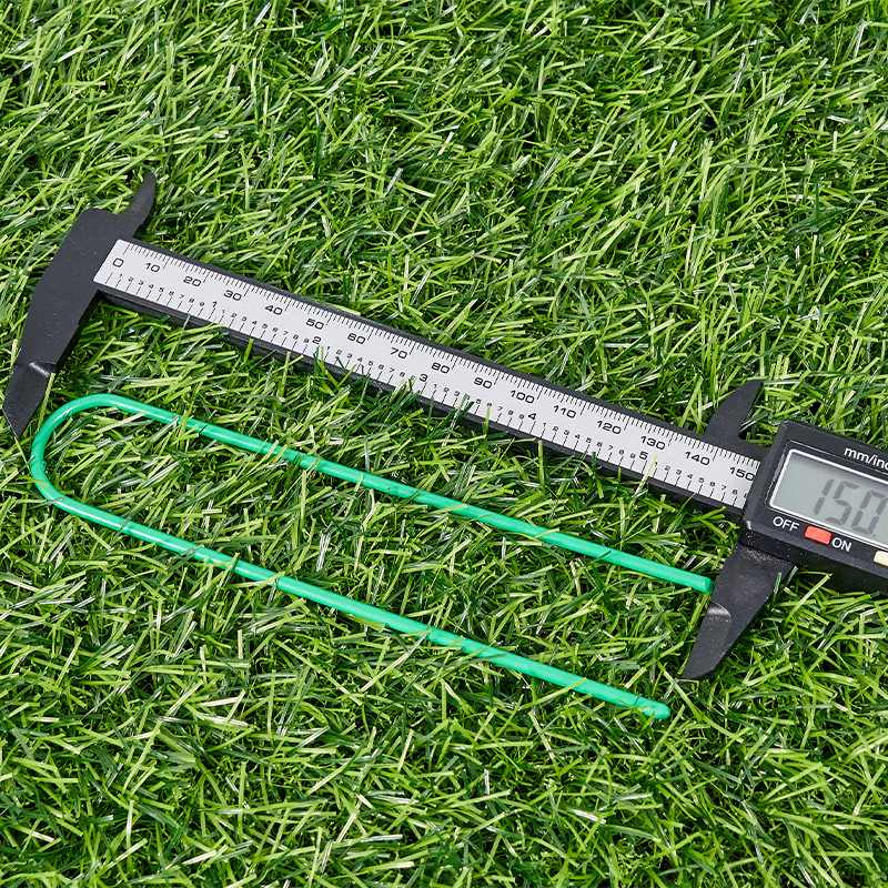 U-shaped ground nail garden craft ground cloth nail lawn mulched film fixed plastic-sprayed tent nail anti-grass cloth nail