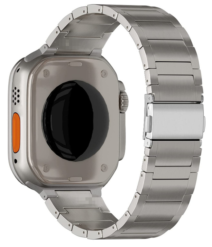 チタン金属ストラップ時計ウルトラ Iwatch8/7/6/5 スマートウォッチ高強度軽量|undefined