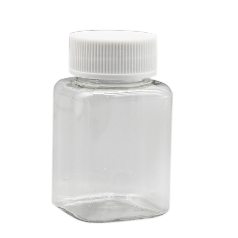 卸売り60ml 80 100mlペットボトルpet透明瓶角型広口サンプル瓶分注瓶包装瓶|undefined