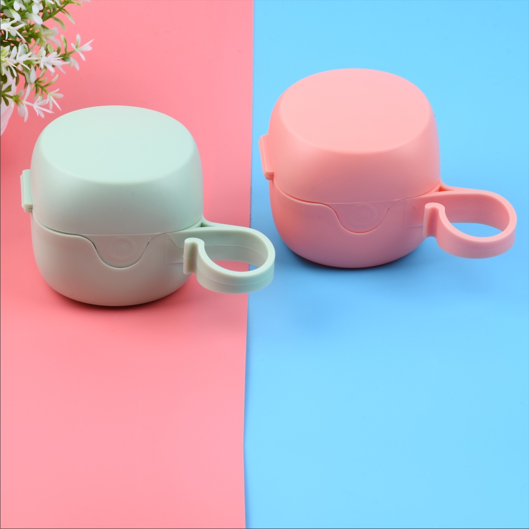Portable Pacifier Box Baby Pacifier Box pp Wide Mouth Pacifier Box Portable Dustproof Pacifier Storage Box